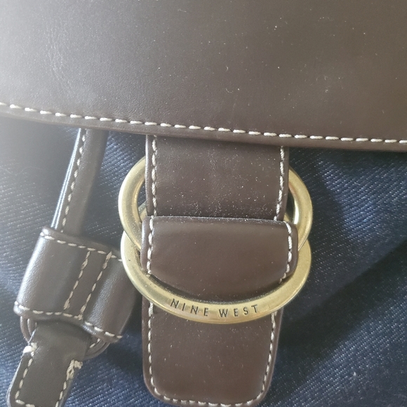 NEW Soft Leather & Denim Backpack - Picture 4 of 7